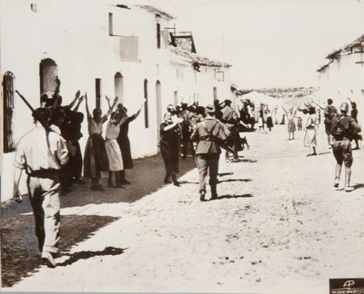 Women Pleading with Rebels for Lives of Prisoners, Constantina, Seville by Unbekannt Unbekannt